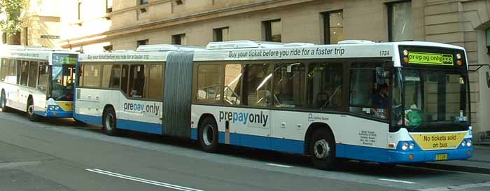 Sydney Buses Volvo B12BLEA Custom CB60 articulated bus 1724